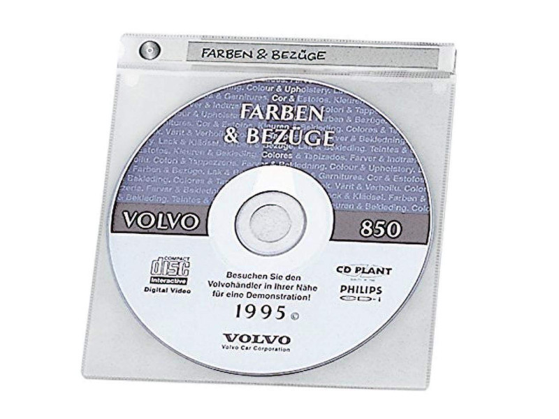 DURABLE Etui CD-/DVD 'TOP Cover' pour 1 CD, PP, transparent