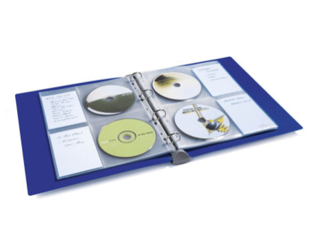 DURABLE Pochette CD-/DVD COVER LIGHT M, pour 4 CD, en PP,
