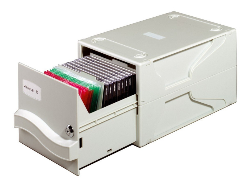 DURABLE système d'archivage MULTIMEDIA BOX I, pour 27 CD/DVD