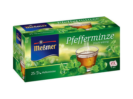 Meßmer Thé 'menthe poivrée', frais-épicé, paquet de 25