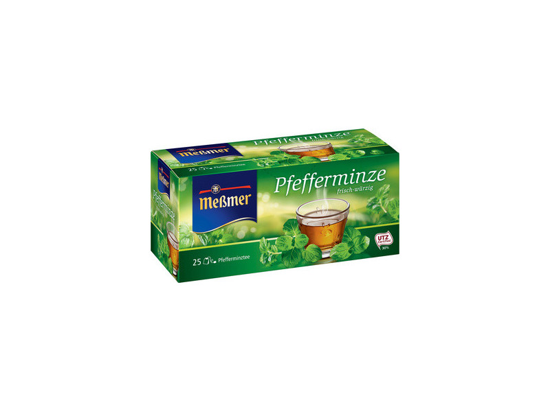 Meßmer Thé 'menthe poivrée', frais-épicé, paquet de 25