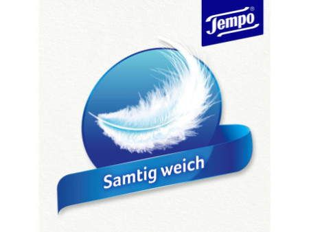 Tempo Mouchoir Classique, 4 couches, pack de 30, blanc