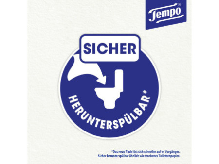 Tempo Lingettes humides de toilette doux & pure, Aloe Vera
