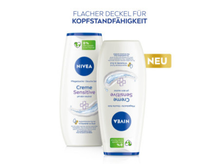 NIVEA Gel douche crème Sensitive ph skin neutral, 250 ml