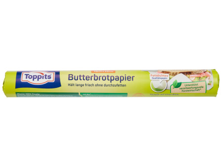 TOPPITS Papier pour sandwich, largeur 280 mm, longueur 16 m