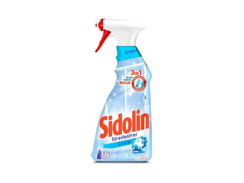 Sidolin Nettoyant pour vitres All in 1 Cristal, spray 500 ml