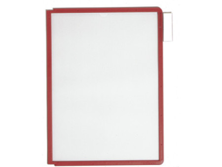 DURABLE Plaque pochette SHERPA, A4, cadre: rouge