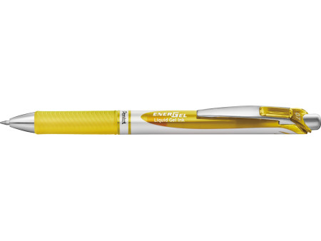 Pentel Stylo roller encre gel Energel BL77, jaune