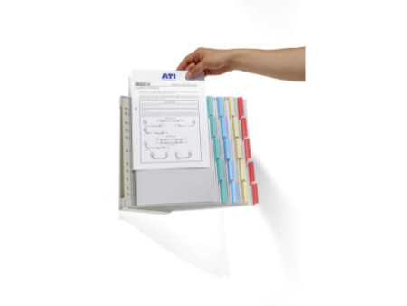 DURABLE Support mural FUNCTION, pour 20 plaques pochettes A4