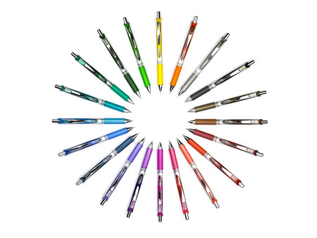 Pentel Stylo roller encre gel Energel BL77, sepia