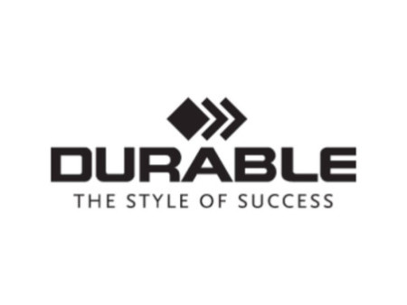 DURABLE Tapis de souris, avec surface textile, anthracite