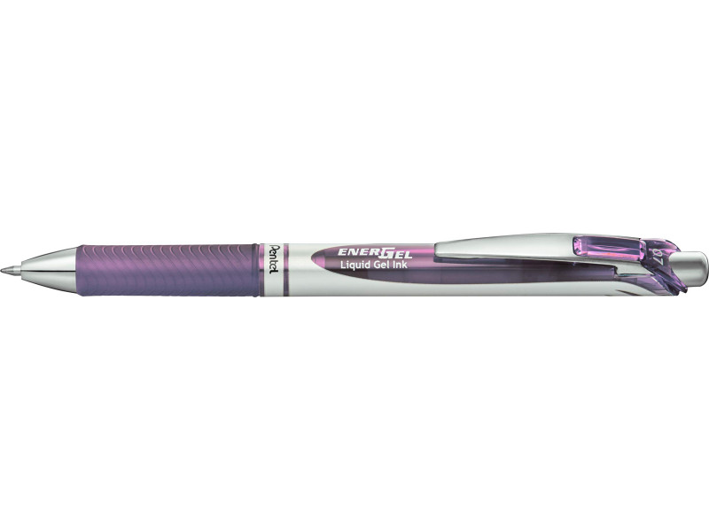 Pentel Stylo roller encre gel Energel BL77, lilas
