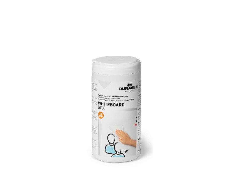 DURABLE Lingettes nettoyantes pour tableaux blanc WHITEBOARD