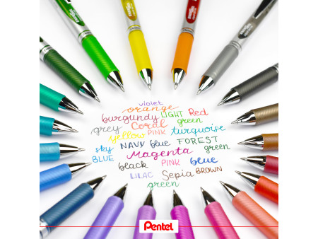 Pentel Stylo roller encre gel Energel BL77, lilas