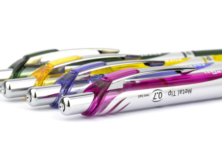 Pentel Stylo roller encre gel Energel BL77, magenta