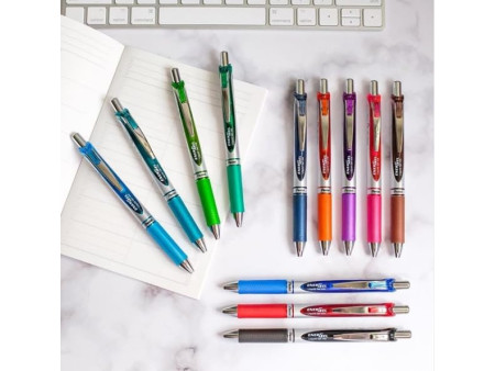 Pentel Stylo roller encre gel Energel BL77, magenta