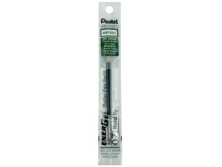 Pentel Recharge pour stylo roller gel LR7, vert foncé