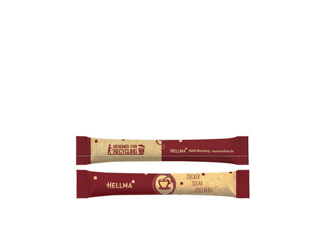 HELLMA Stick de sucre, dans un sachet plastique