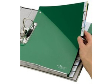 DURABLE Intercalaires en plastique, PP, 31 touches
