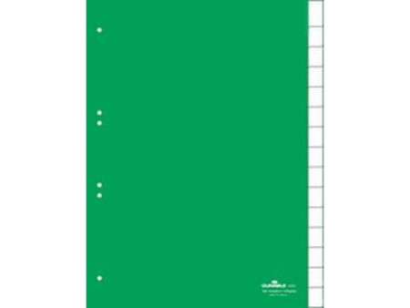 DURABLE Intercalaires en plastique, PP, 31 touches