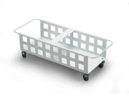 DURABLE Chariot DURABIN SQUARE TROLLEY DUO 40, blanc