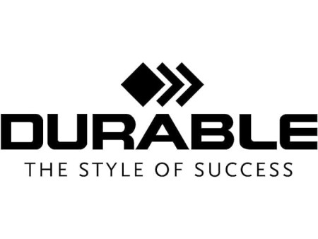 DURABLE Intercalaires mensuels plastique, A4,12 pièces,blanc