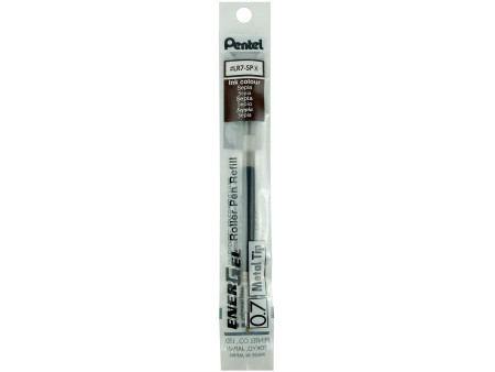 Pentel Recharge pour stylo roller gel LR7, sepia