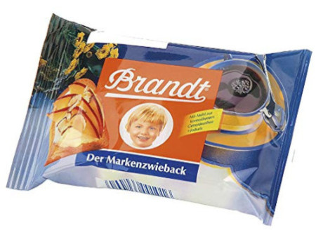 Brandt Biscotte, emballage individuel dans un carton