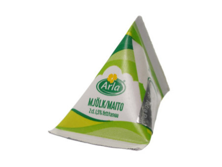 Arla Dose de lait 1,5% matière grasse, présentoir carton