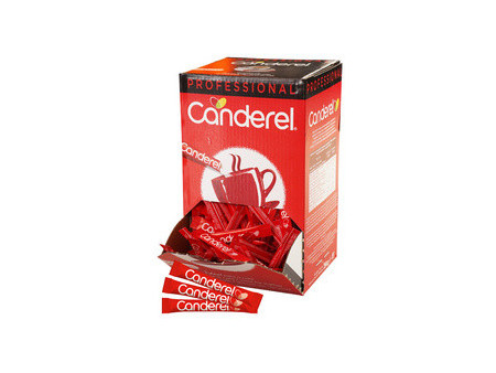 Canderel Stick de sucre, en présentoir carton