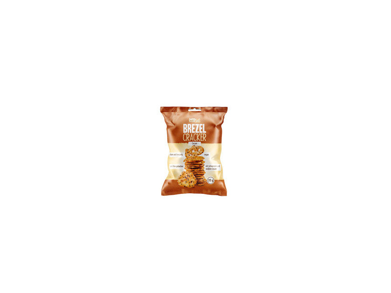 HELLMA Cracker bretzel, sésame, en sachet individuel de 35 g