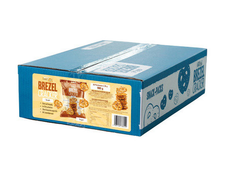 HELLMA Cracker bretzel, sésame, en sachet individuel de 35 g
