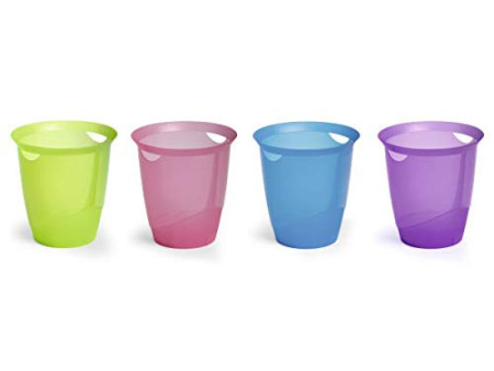 DURABLE Corbeille à papier TREND, 16 litres, vert tilleul