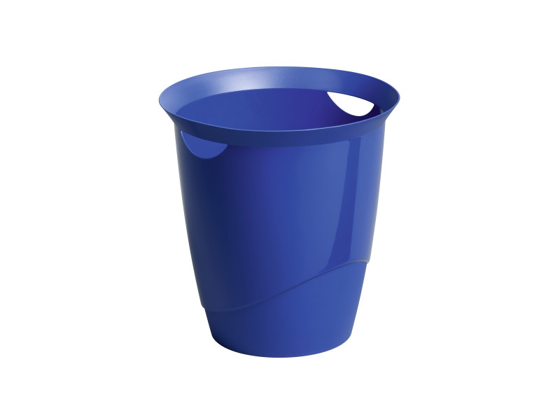 DURABLE Corbeille à papier TREND, 16 litres, rond, bleu