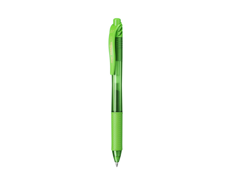 Pentel Stylo roller à encre gel EnerGel-X BL107, vert clair