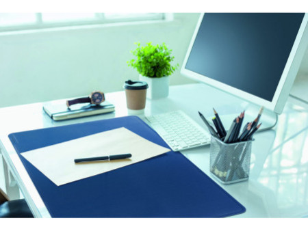 DURABLE sous-mains, 650 x 520 mm, bleu foncé