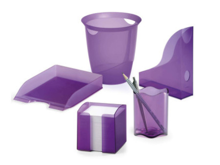 DURABLE Corbeille à papier TREND,16 litres, lilas
