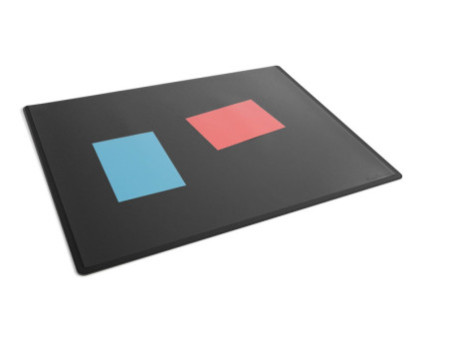 DURABLE Sous-main, 650 x 500 mm, PP, noir