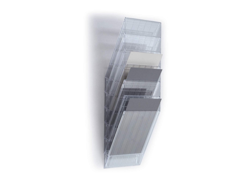 DURABLE Set porte-brochures mural 'FLEXIBOXX 6', A4