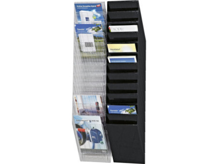 DURABLE Set de porte-brochure mural 'FLEXIBOXX 12', A4