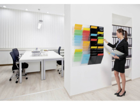 DURABLE porte-brochure mural 'FLEXIBOXX 12', A4