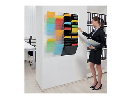 DURABLE Porte-brochures mural 'FLEXIBOXX 12', A4