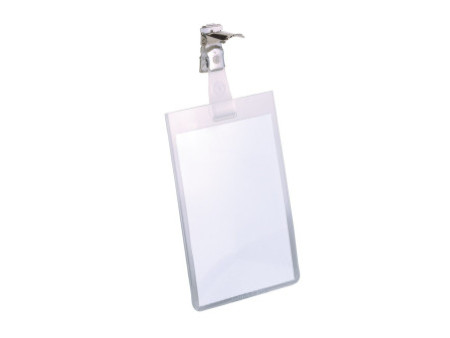 DURABLE Badge nominatif, fermé en haut, 60 x 90 mm