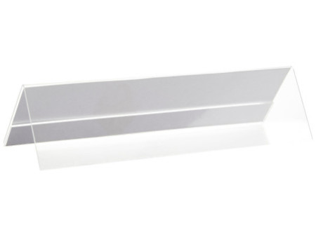DURABLE Porte-noms, en forme L, en acrylique, transparent