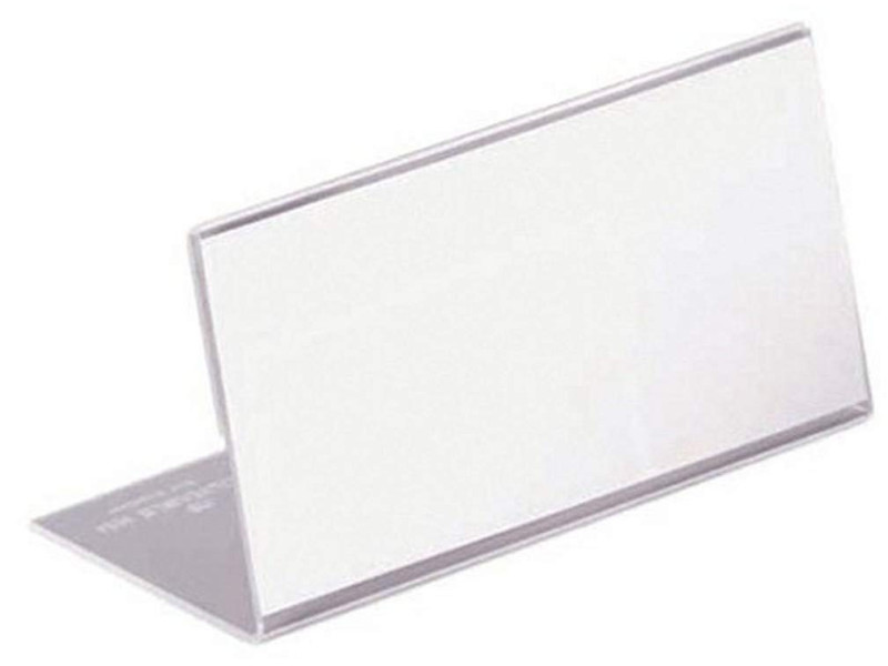 DURABLE Porte-noms pour table en forme L, en acrylique