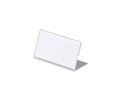 DURABLE Porte-noms pour table en forme L, en acrylique
