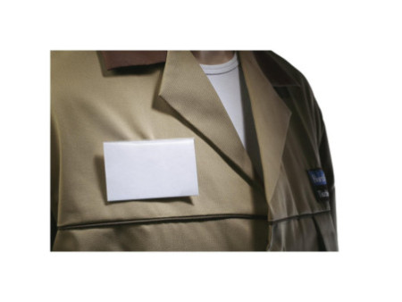 DURABLE Porte-badge avec clip & épingle, 40 x 75 mm