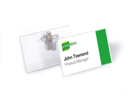DURABLE Kit de badges pour badge avec pince combi