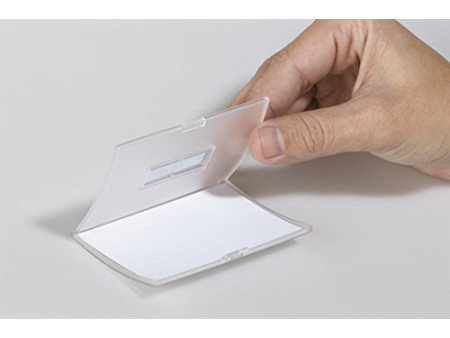 DURABLE Porte-badge Click Fold, avec pince combi, 75 x 40 mm