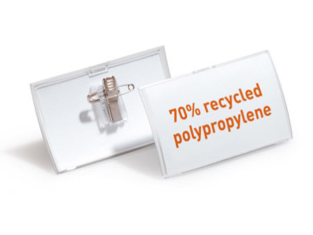 DURABLE Porte-badge Click Fold, avec pince combi, 90 x 54 mm